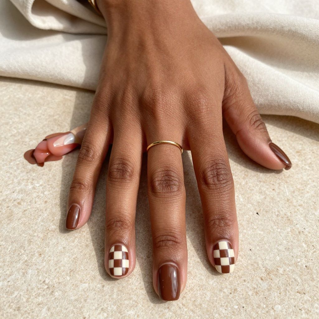 Short Nail Inspo Black Girl 14