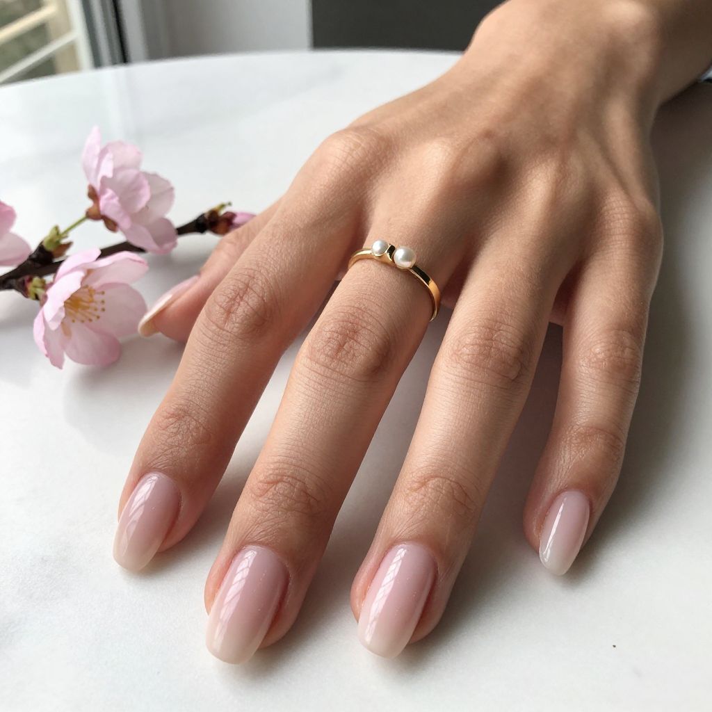 Short Natural Nail Ideas 14