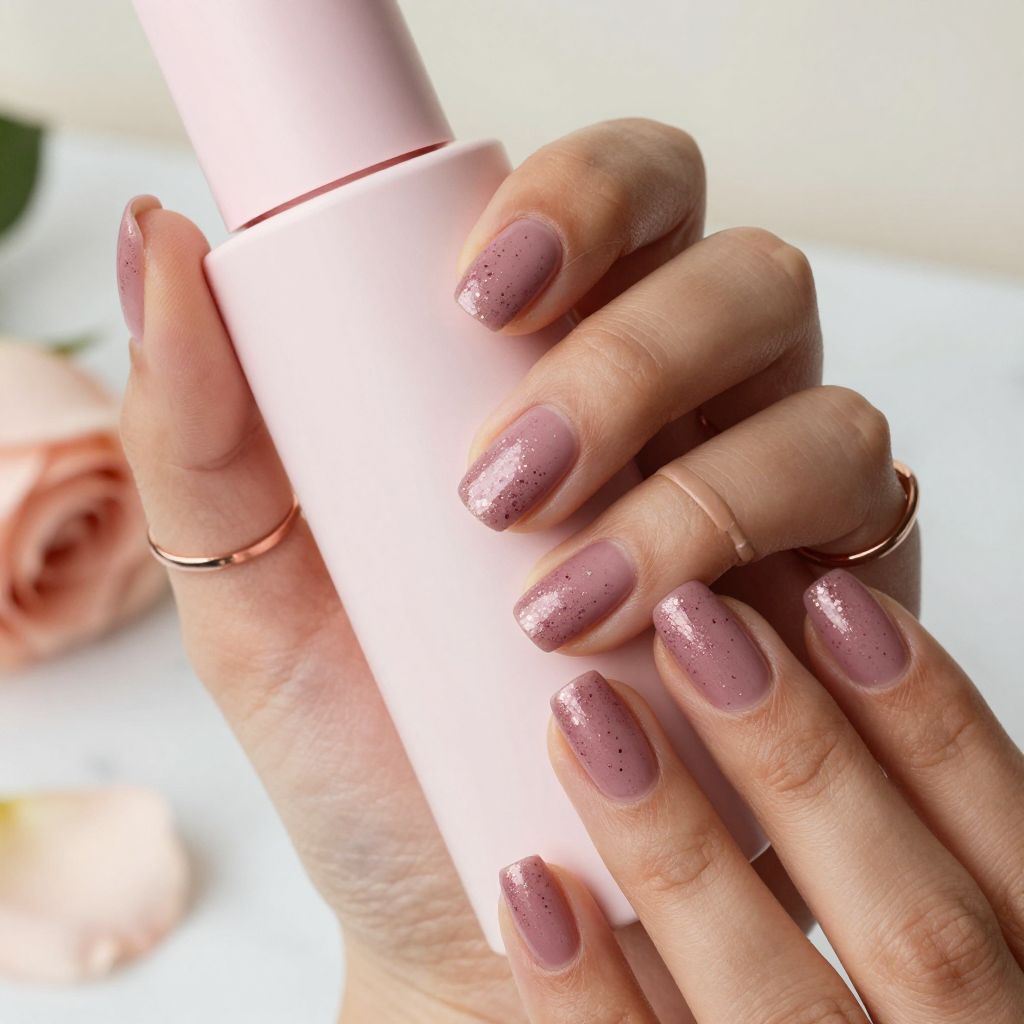Short Round Nail Designs 10