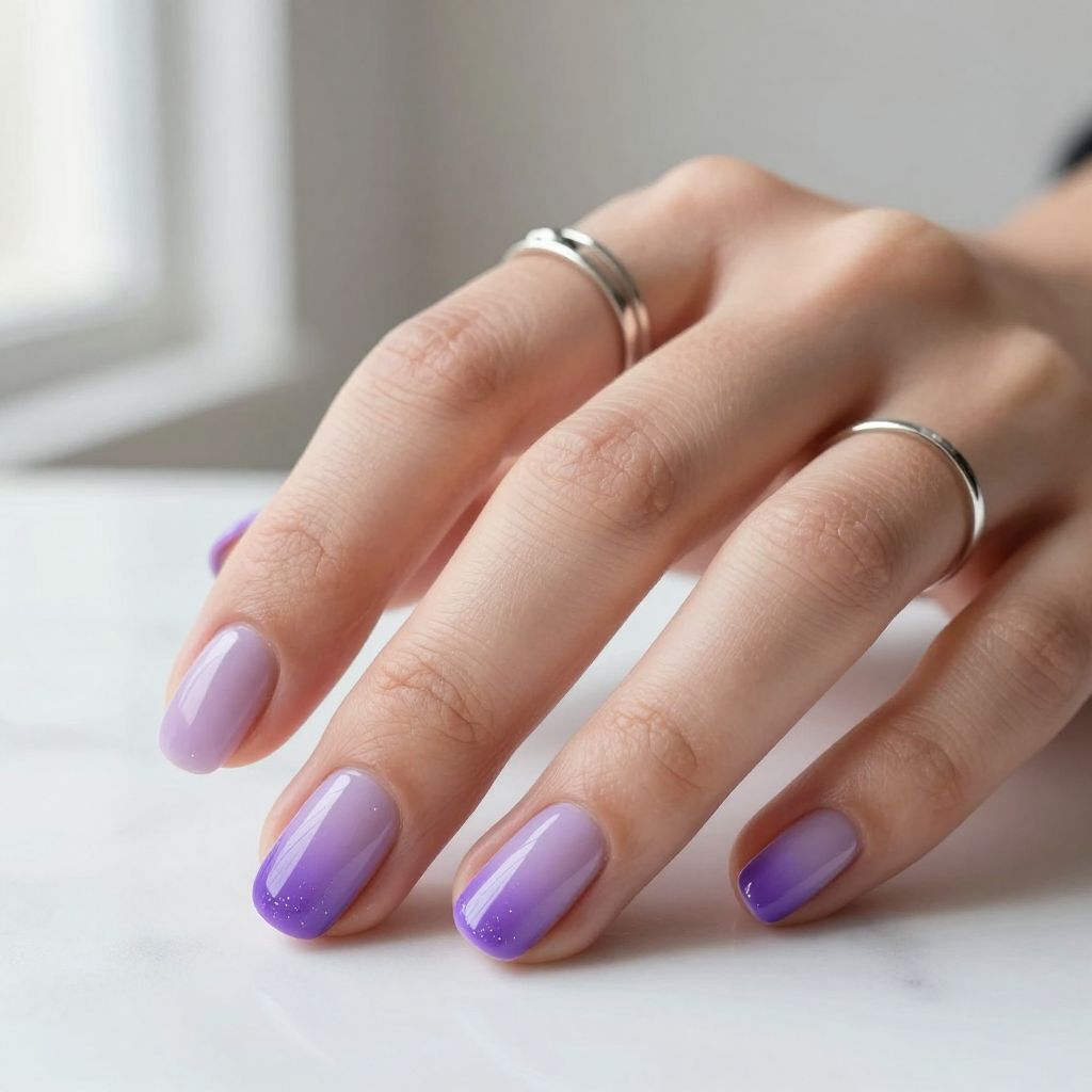 Short Round Nail Designs 12