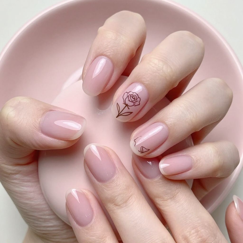 Short Simple Nail Designs nail idea 12