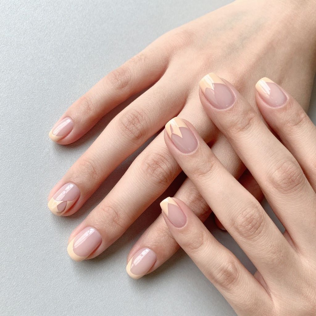 Short Simple Nail Designs nail idea 7