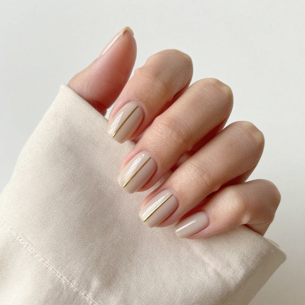 Short square nail idea 11