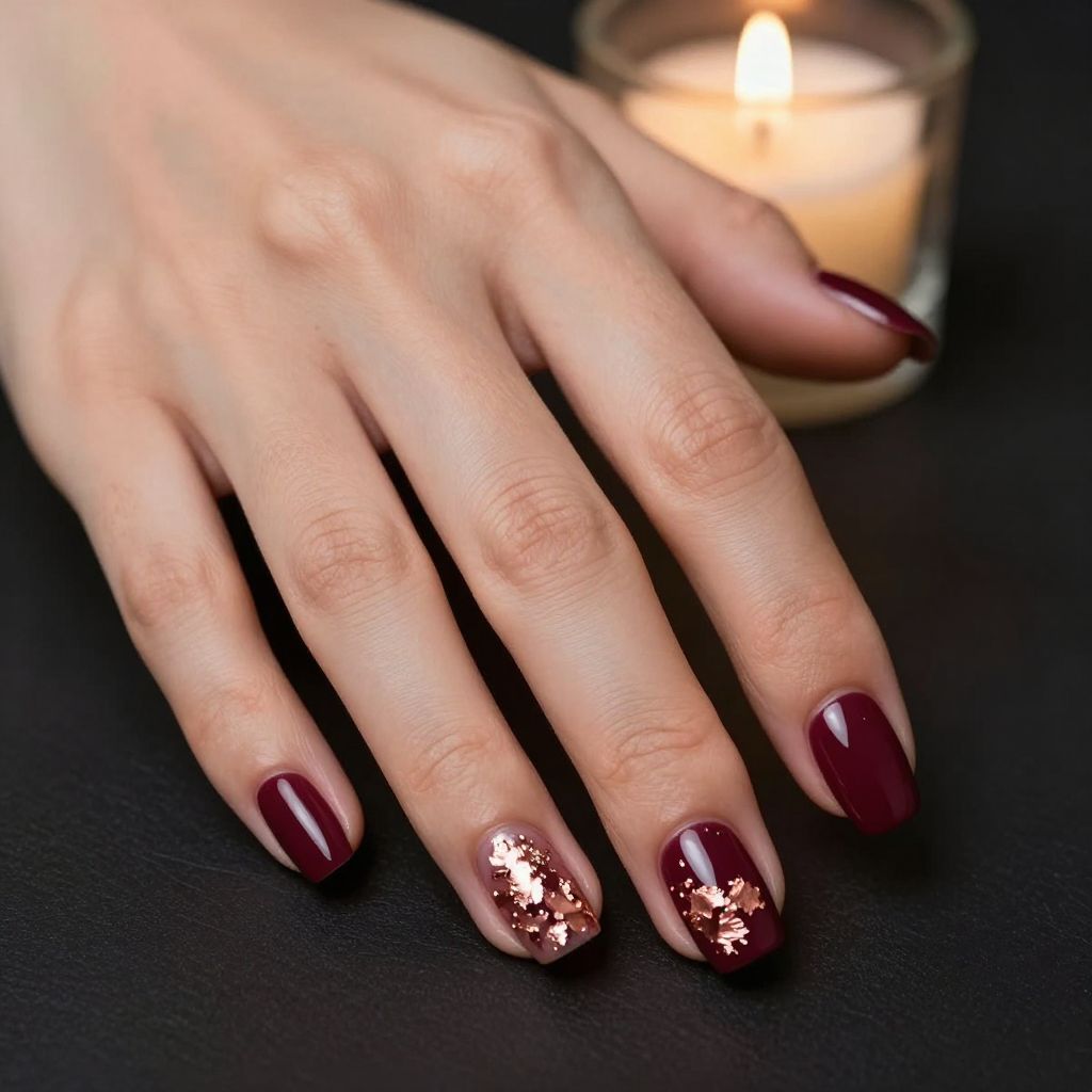 Short square nail idea 15