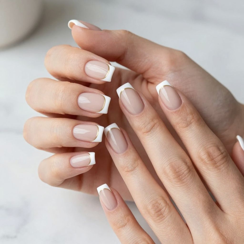 Short White Nail Designs nail idea 1