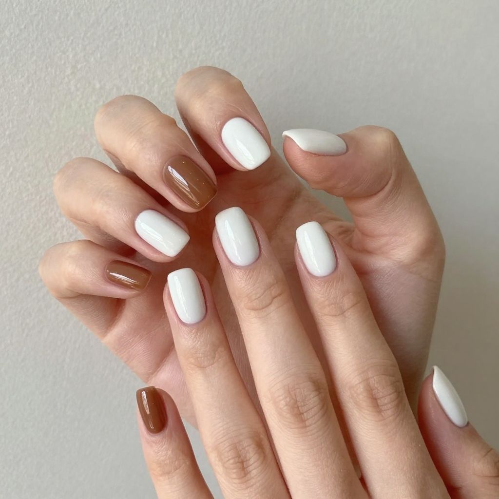Short White Nail Designs nail idea 15