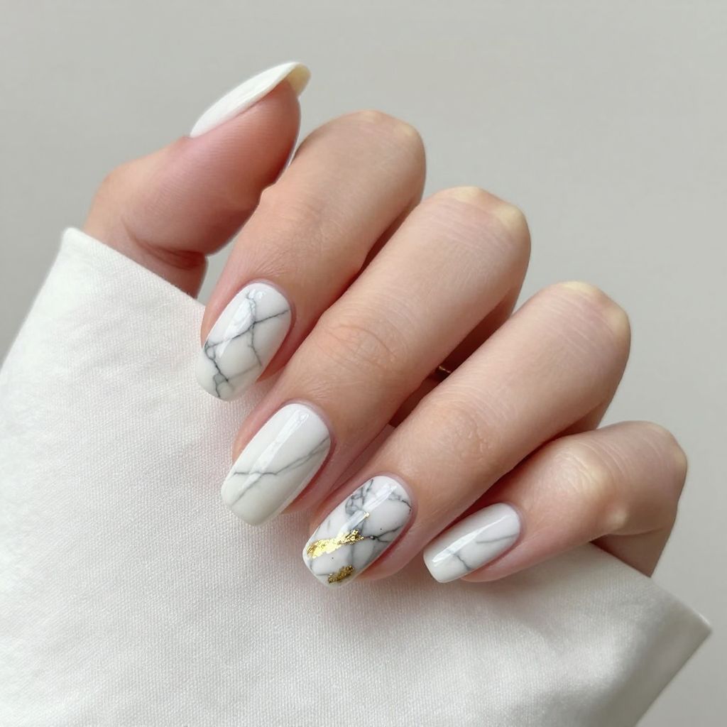 Short White Nail Designs nail idea 3
