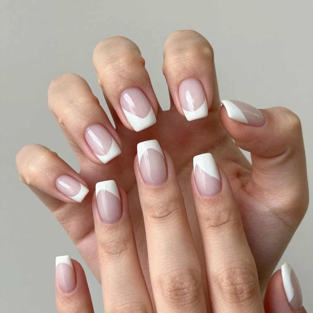 Short White Nail Designs nail idea 6