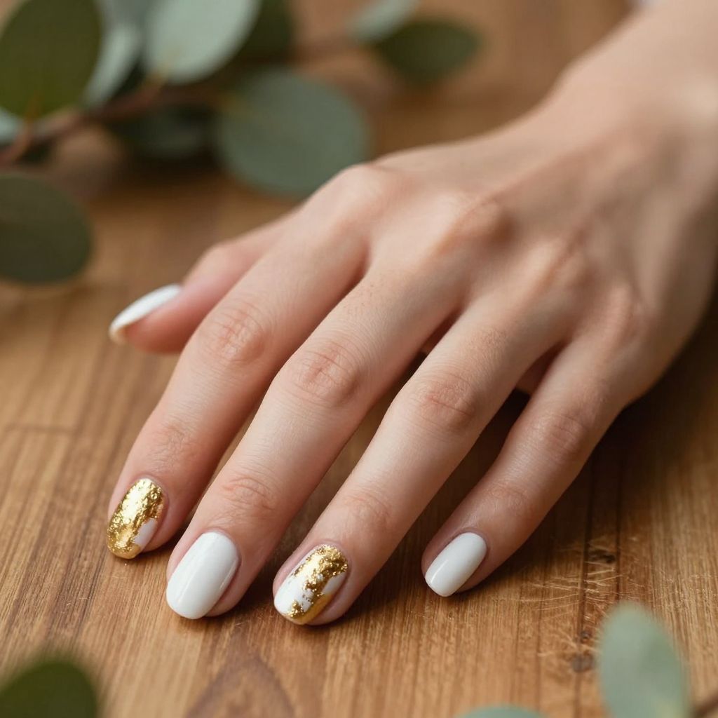 Short White Nail Designs nail idea 8