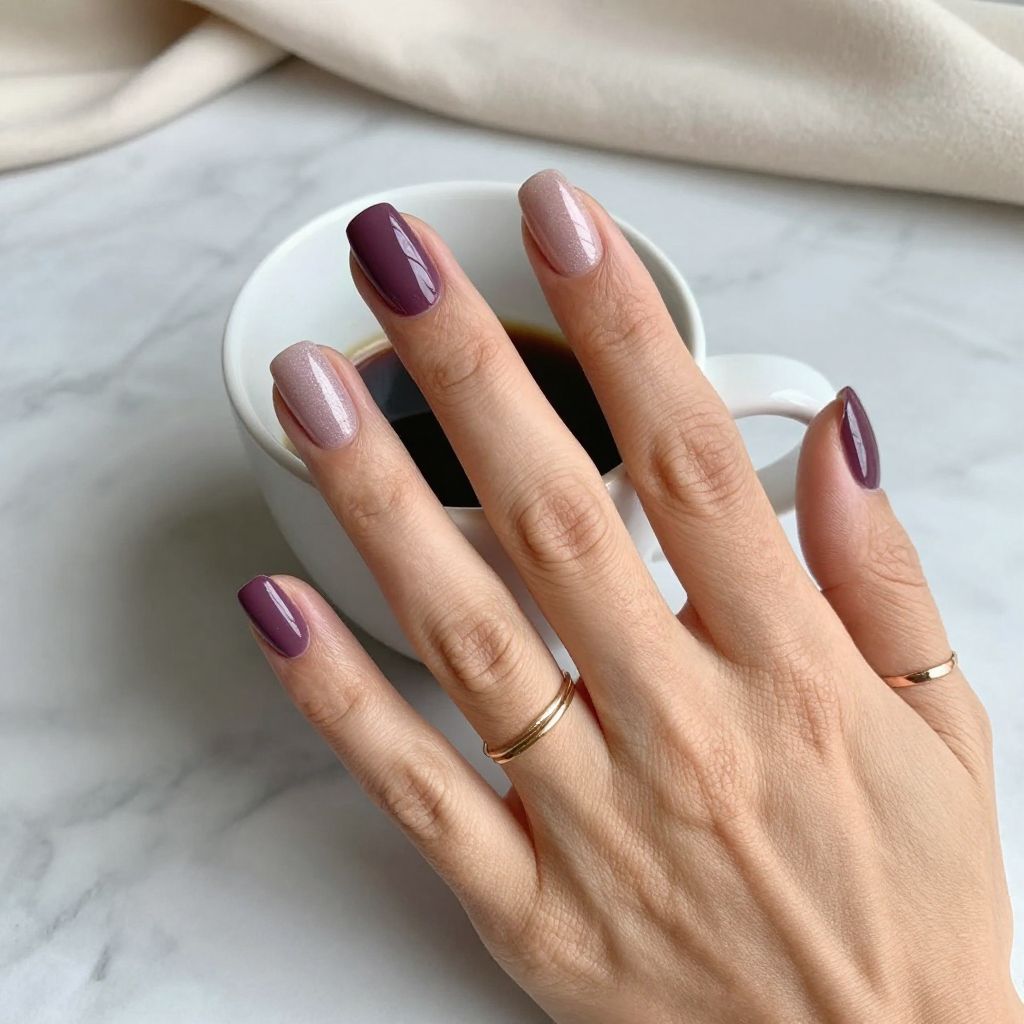 Short Winter Nail Ideas 12