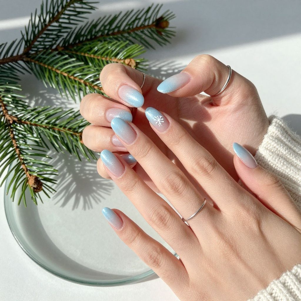 Short Winter Nail Ideas 9
