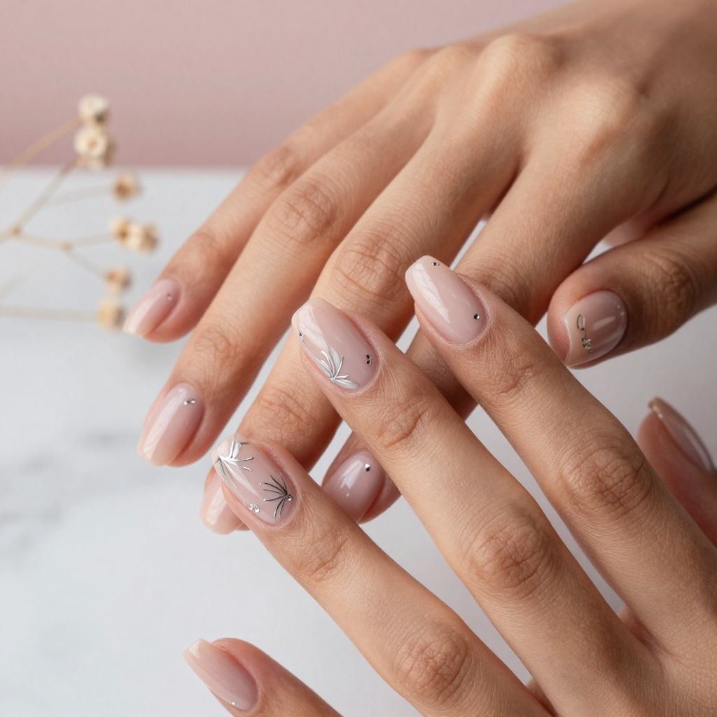 Silver Floral Accents