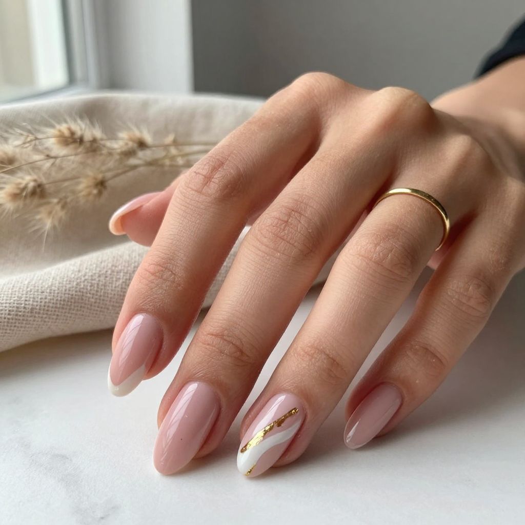 Simple Accent Nail Ideas image 12