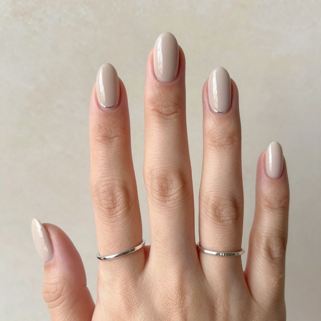 Simple Accent Nail Ideas image 14