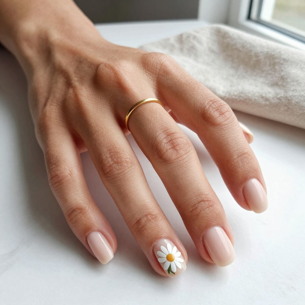 Simple Accent Nail Ideas image 4