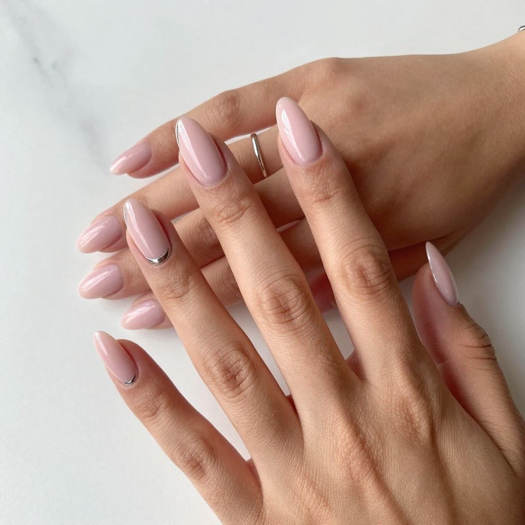 Simple Accent Nail Ideas image 6