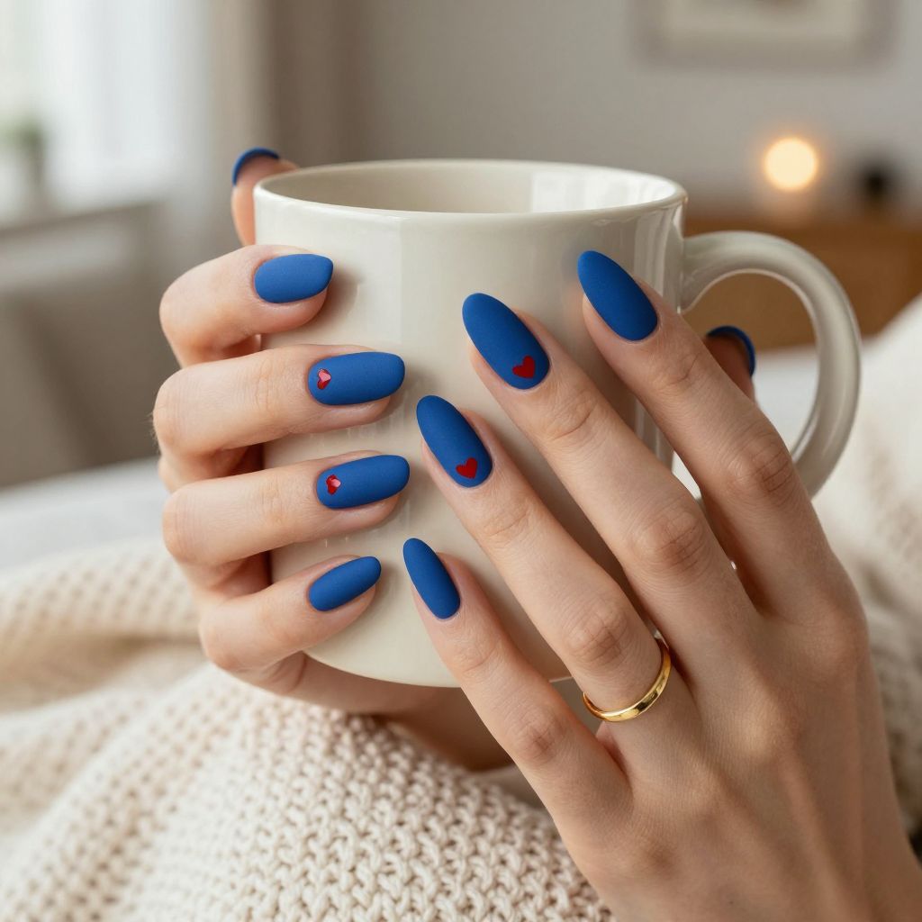 Red Velvet Matte nails