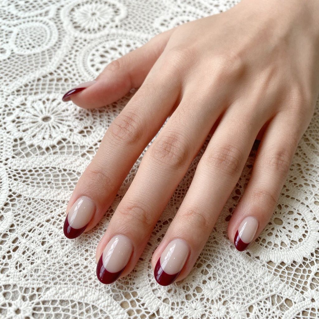 Simple Fall Nail Designs nail idea 11