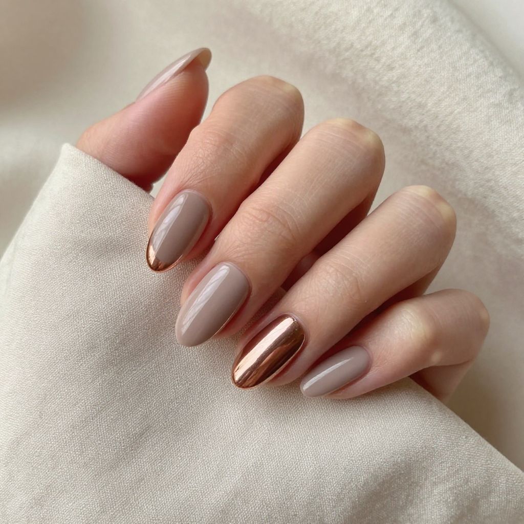 Simple Fall Nail Designs nail idea 13