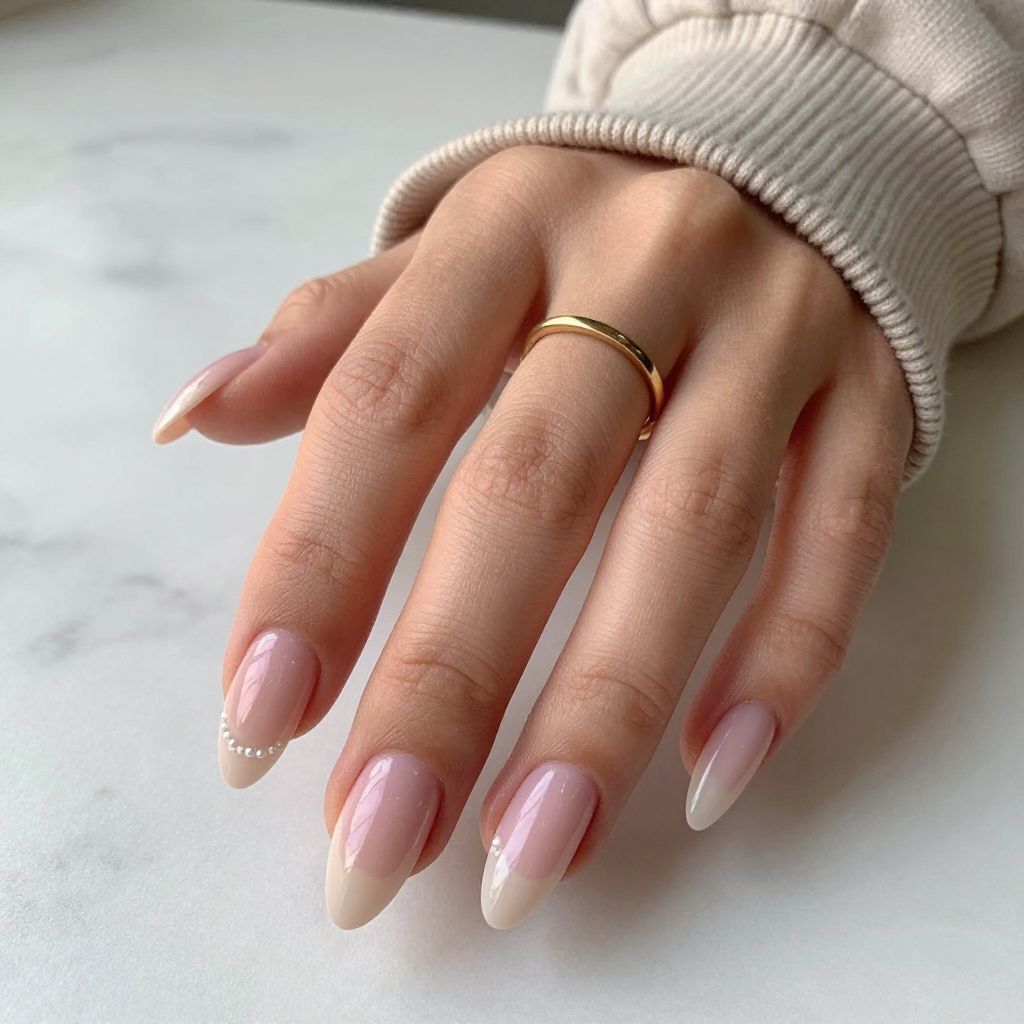 Barely There Ombré Nails