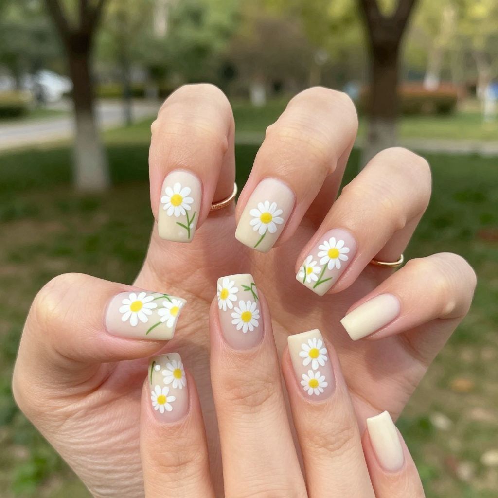 Flower nail idea 1