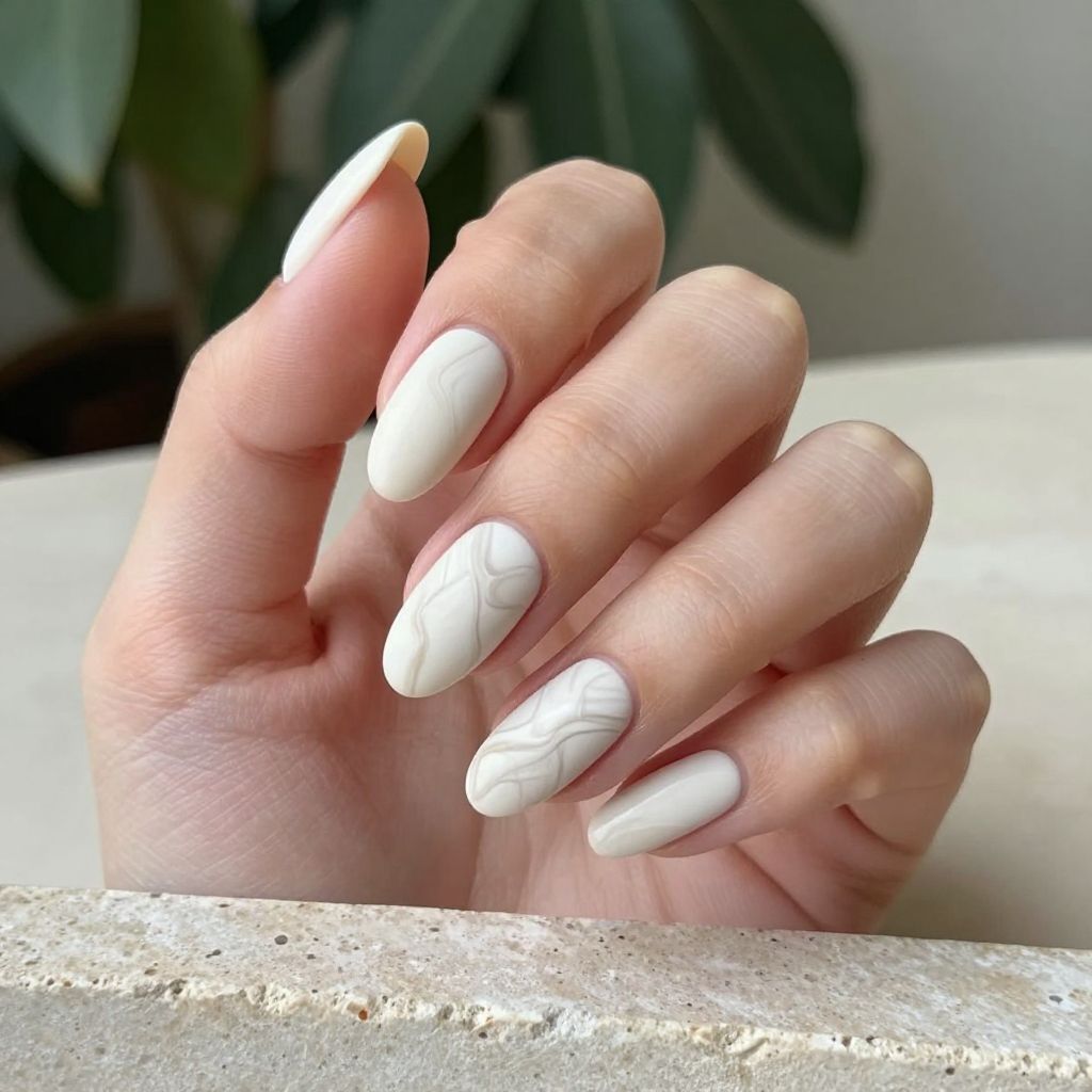 Simple Gel Nail Designs nail idea 11