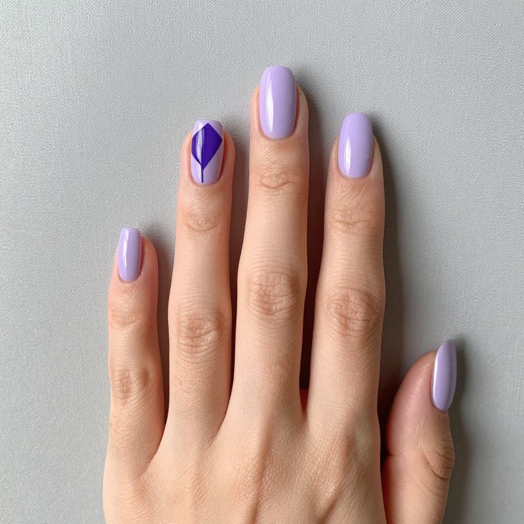 Simple Gel Nail Designs nail idea 14