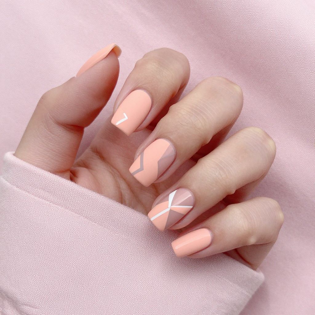 Simple Gel Nail Designs nail idea 6