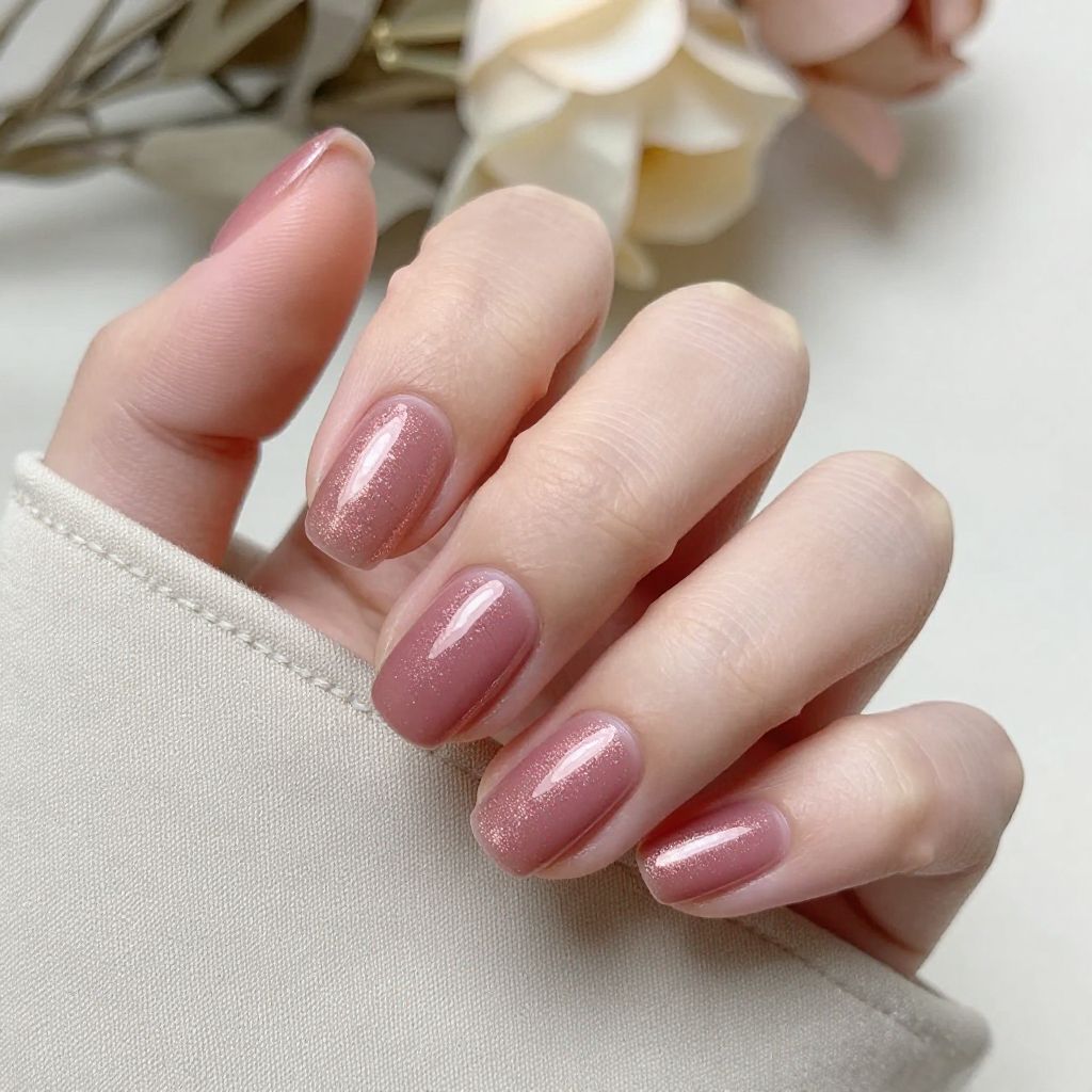 Simple Gel Nail Designs nail idea 9
