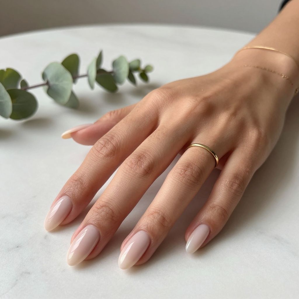 Pale Nude With Matte Top Coat