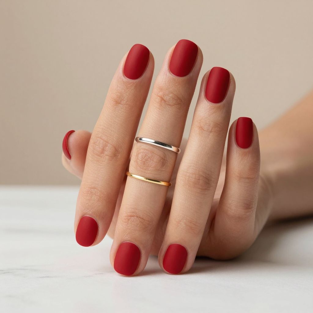 Classic Red with Matte Finish