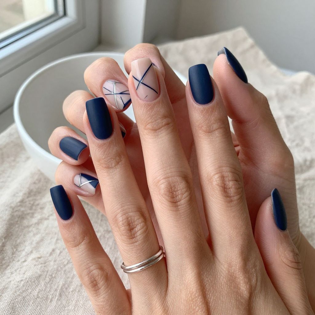 Negative Space Line Art