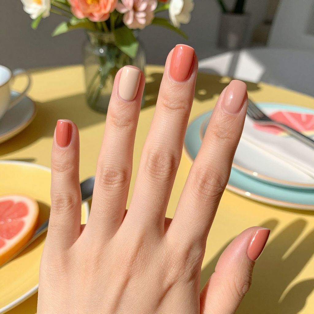 Simple Nail Designs For Short Nails nail idea 13