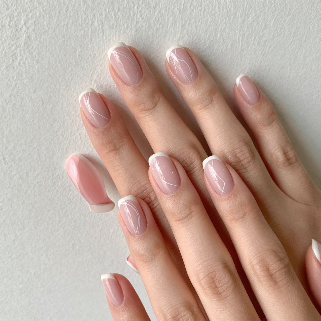 Pink nails idea 11