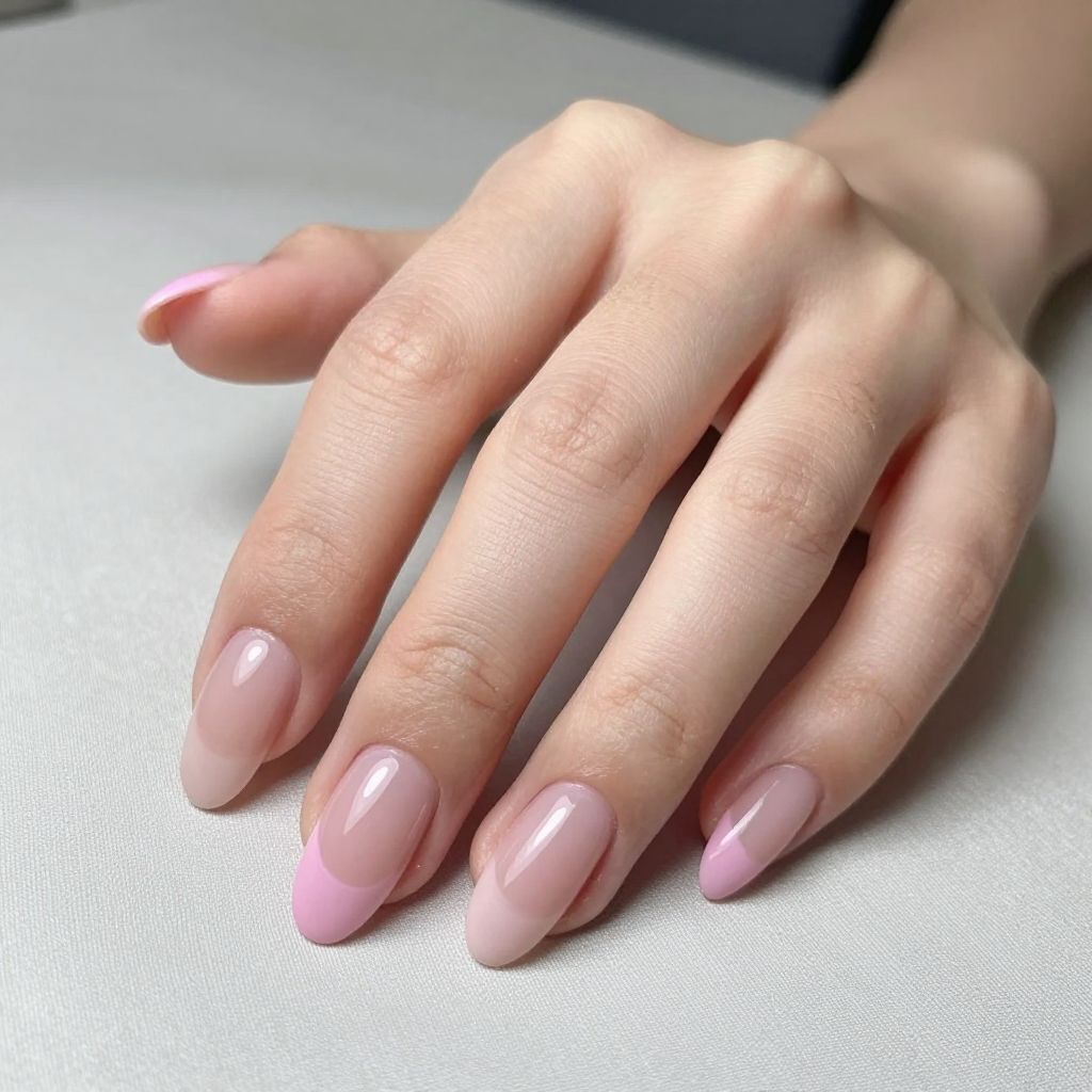 Pink nails idea 12