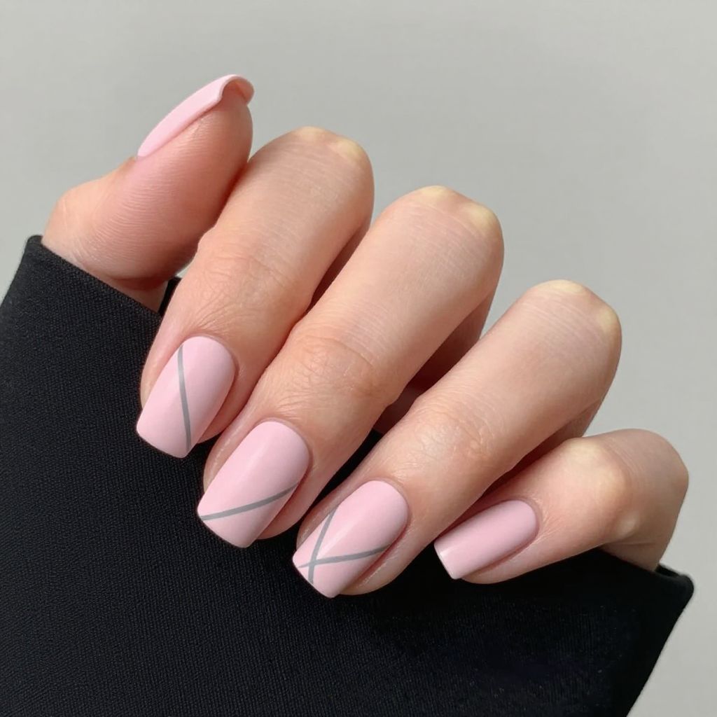 Pink nails idea 3
