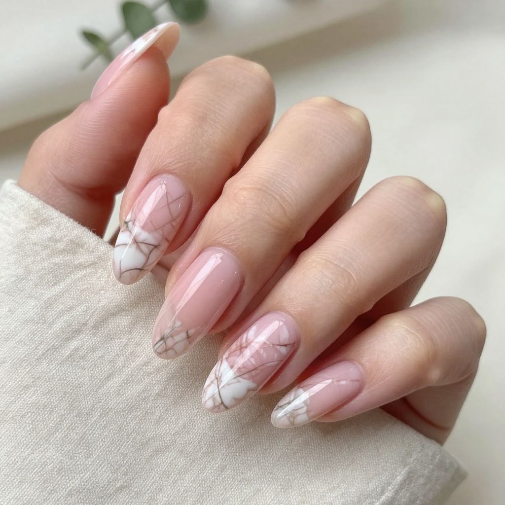Pink nails idea 4