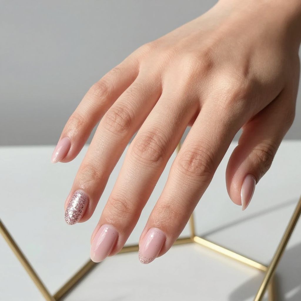 Pink nails idea 6