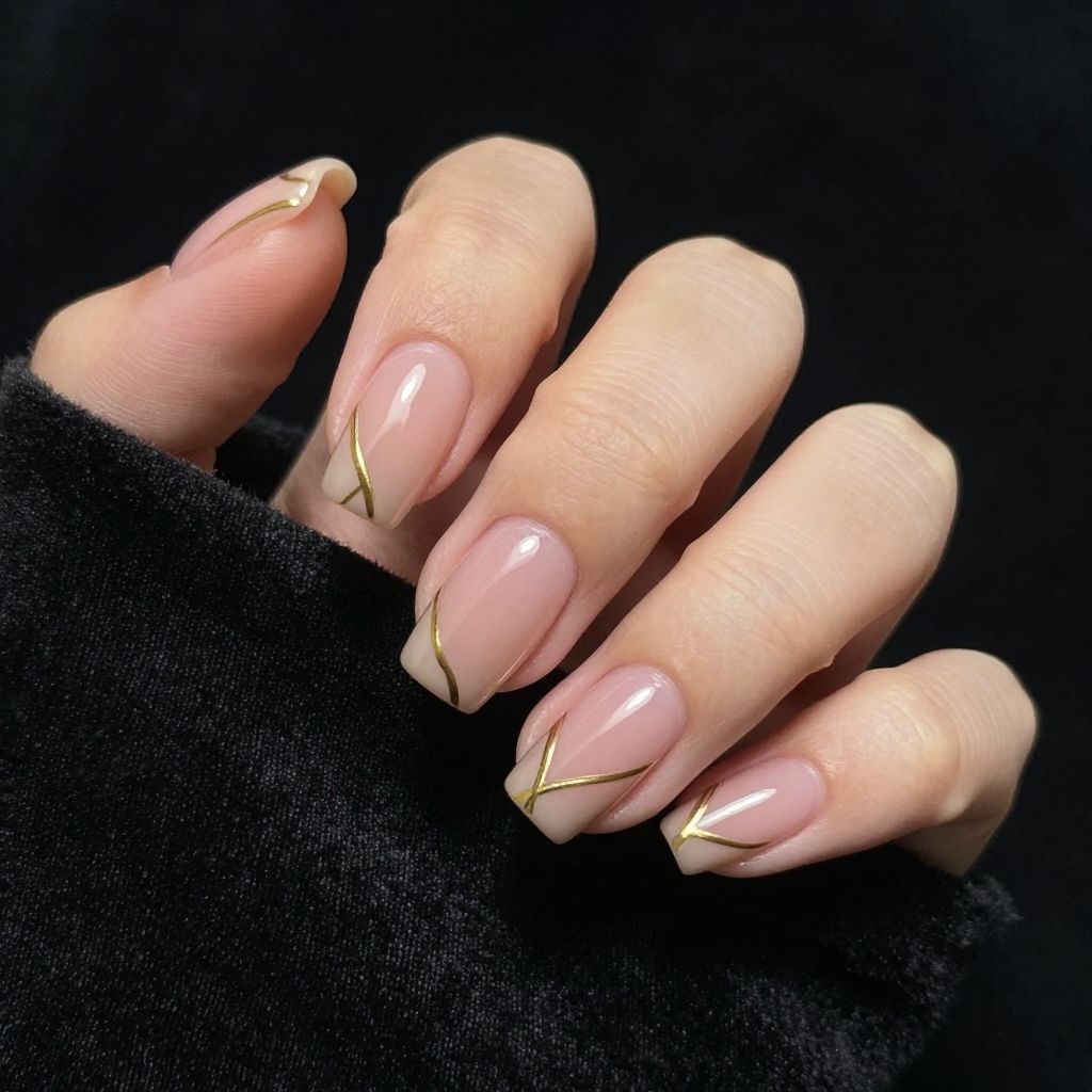 Pink nails idea 9