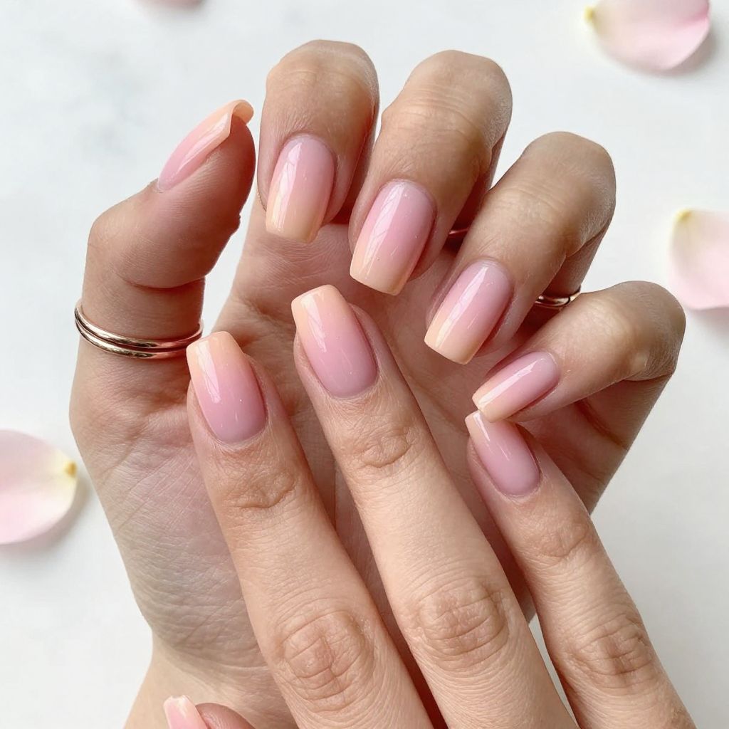 Pink Lemonade Ombré Nails