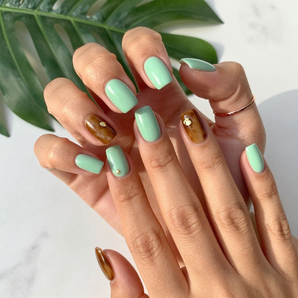 Mint Green Tortoiseshell Mix