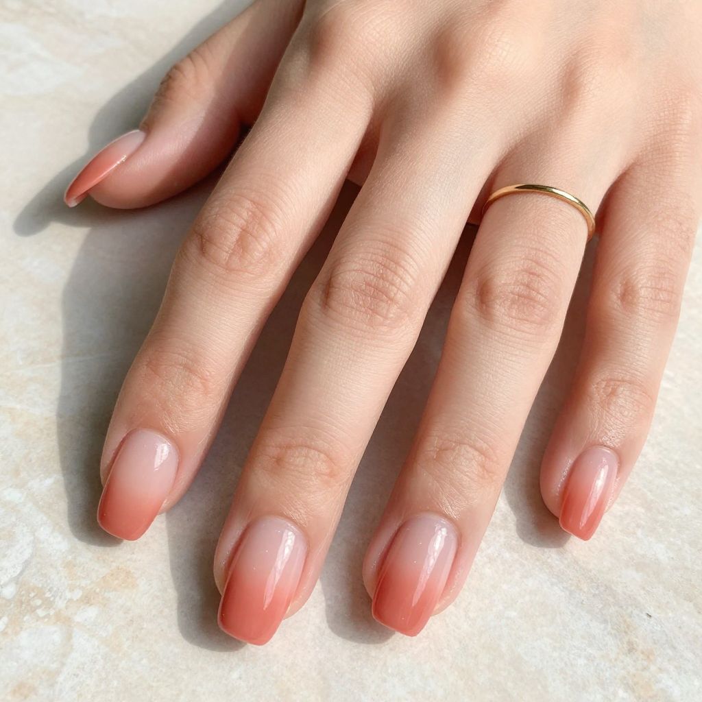 Coral Milky Ombre