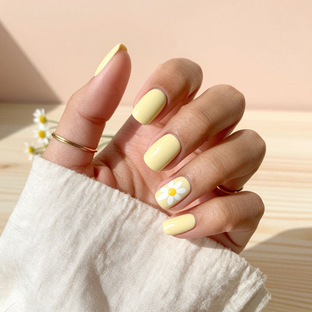 Butter Yellow Short Oval