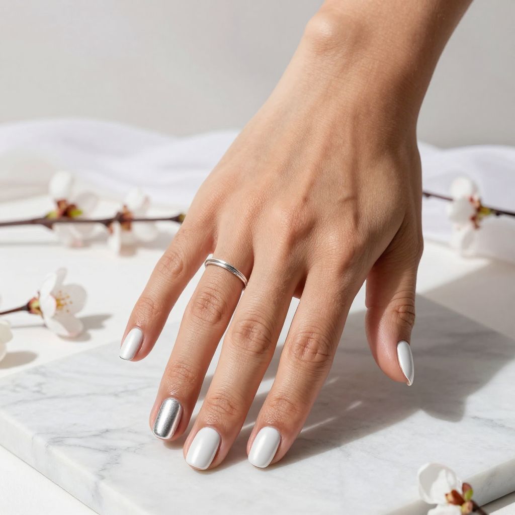 White Satin Chrome