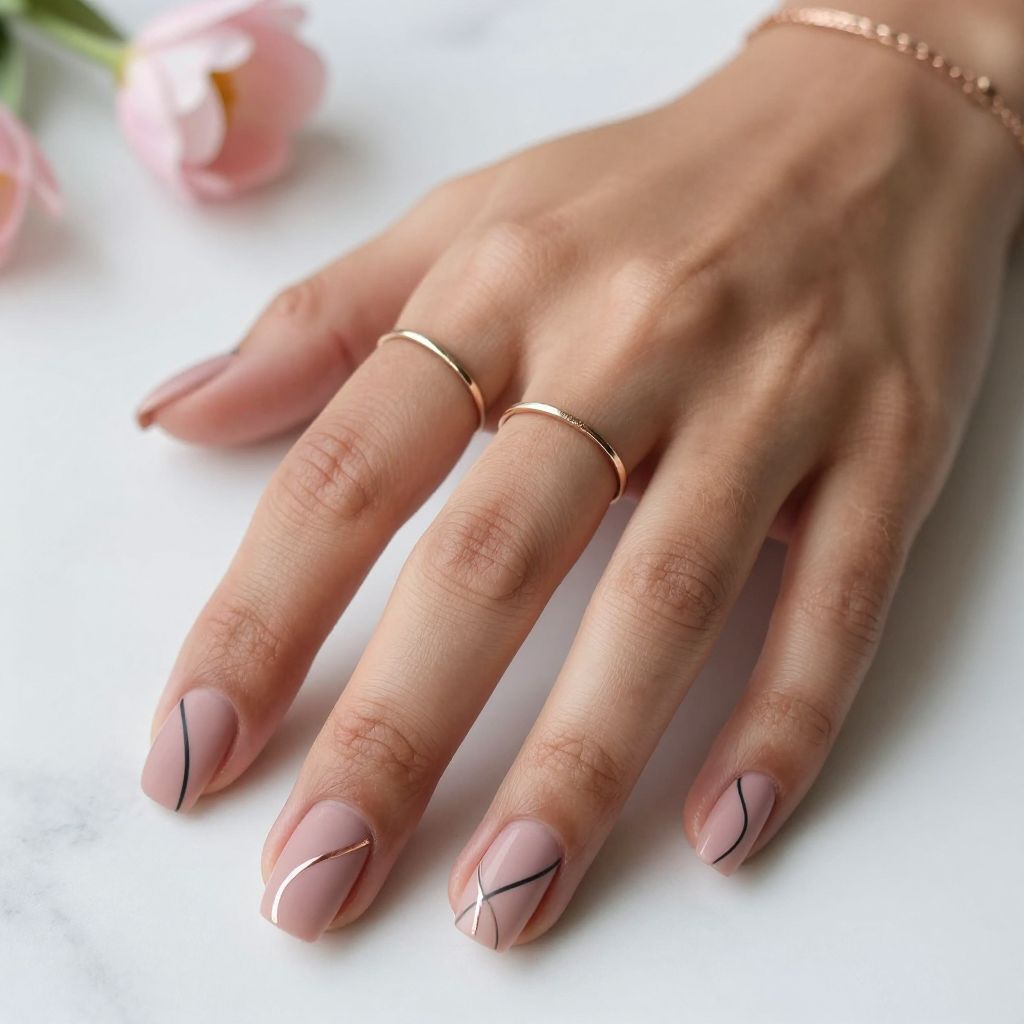 Square Nail Designs 13