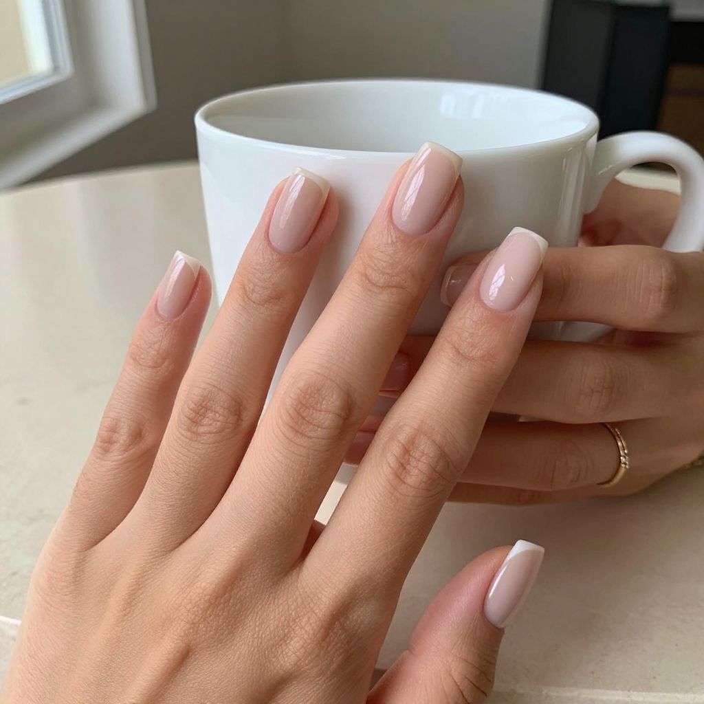 Square Short Acrylic Nail Ideas 1