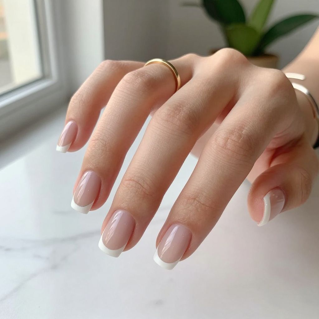 Square Short Acrylic Nail Ideas 10