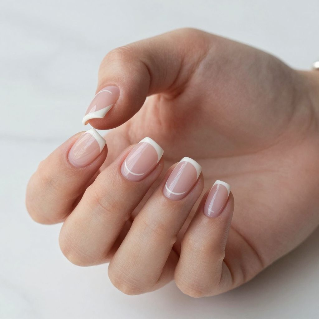 Square Short Acrylic Nail Ideas 3