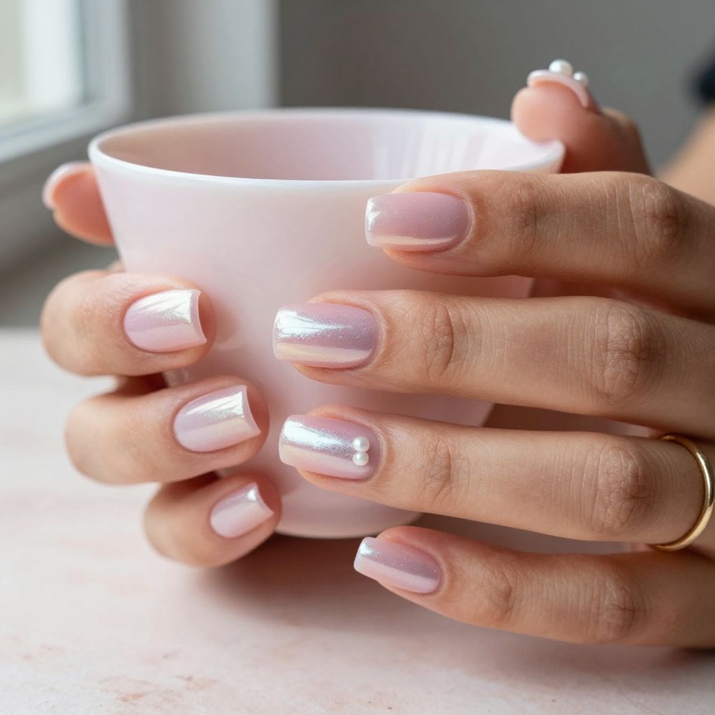 Square Short Acrylic Nail Ideas 4