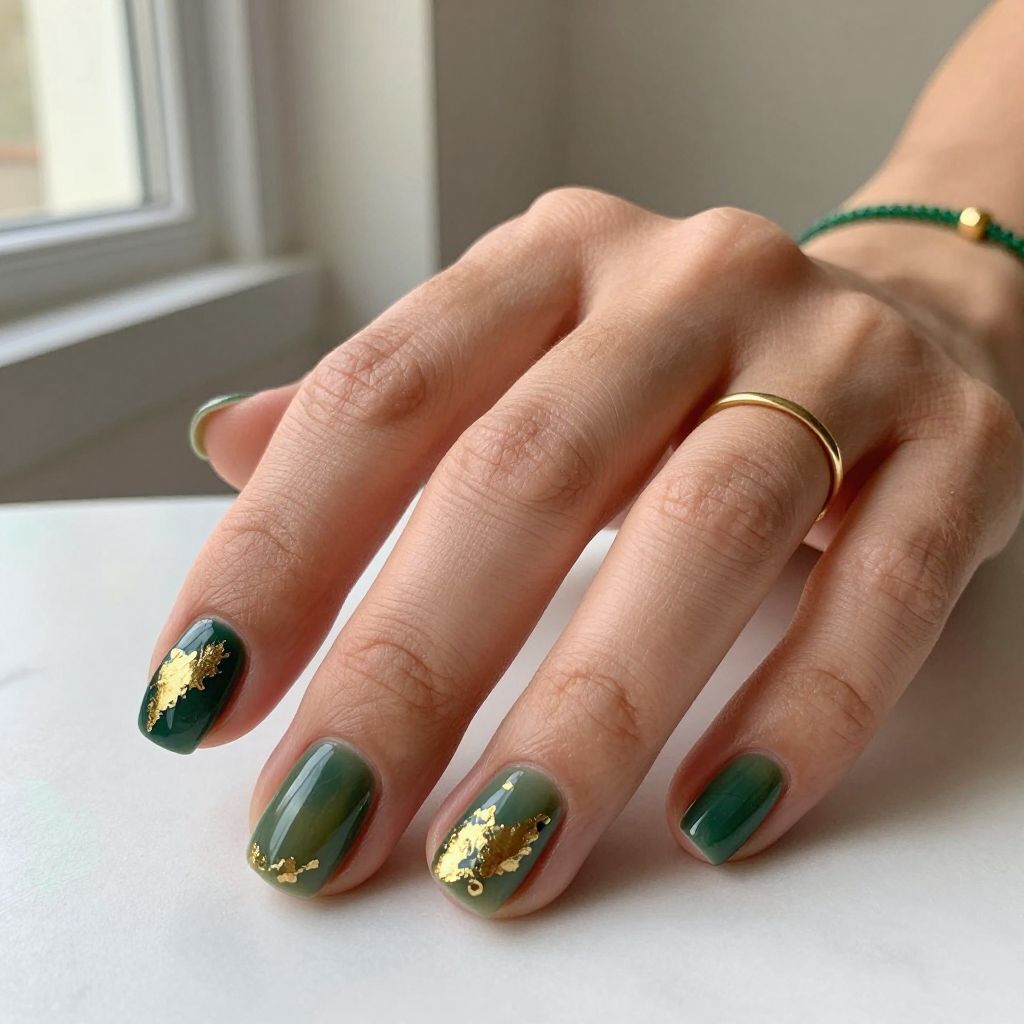 Green and Gold Foil Mix
